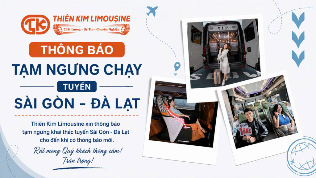 Xe limousine đi Đà Lạt